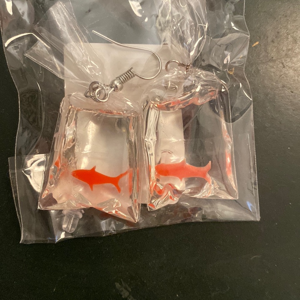 Goldfish earrings